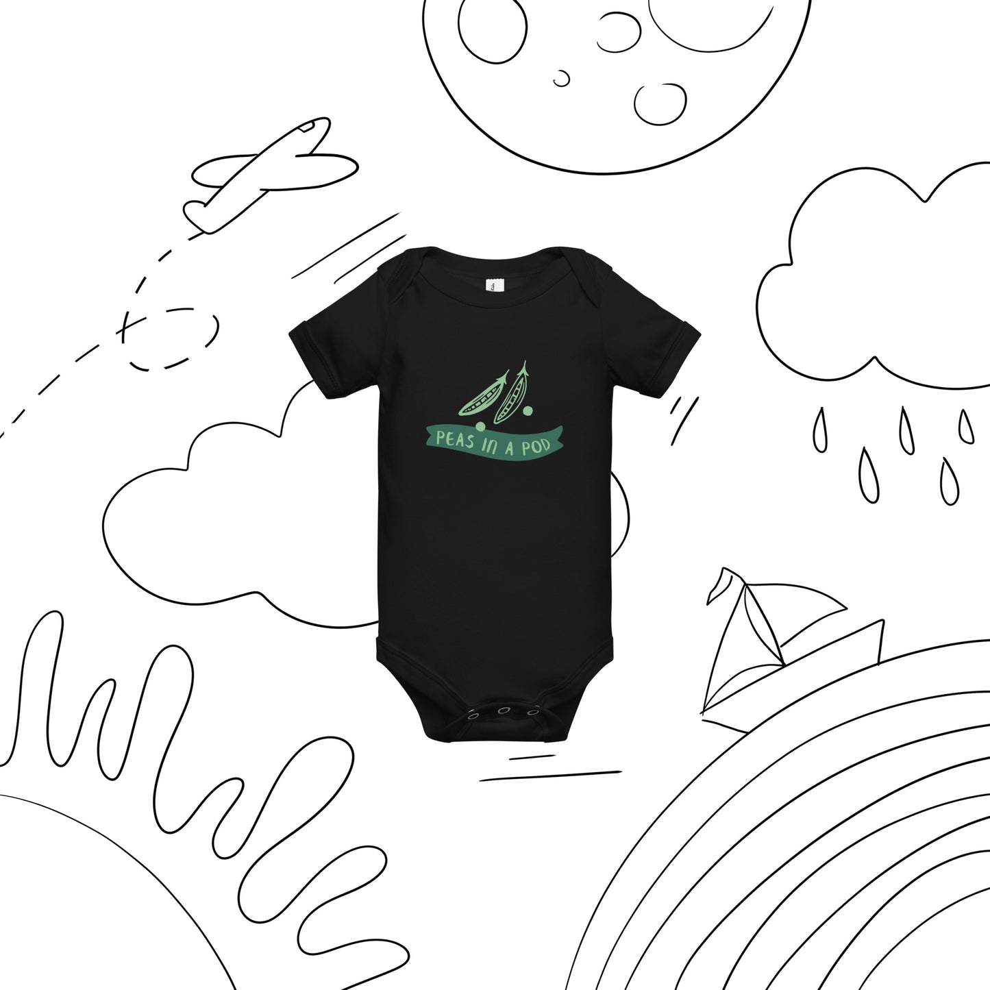 Baby short sleeve one piece