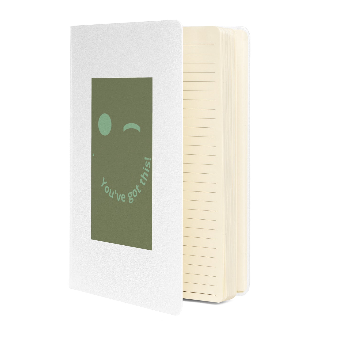 Hardcover bound notebook
