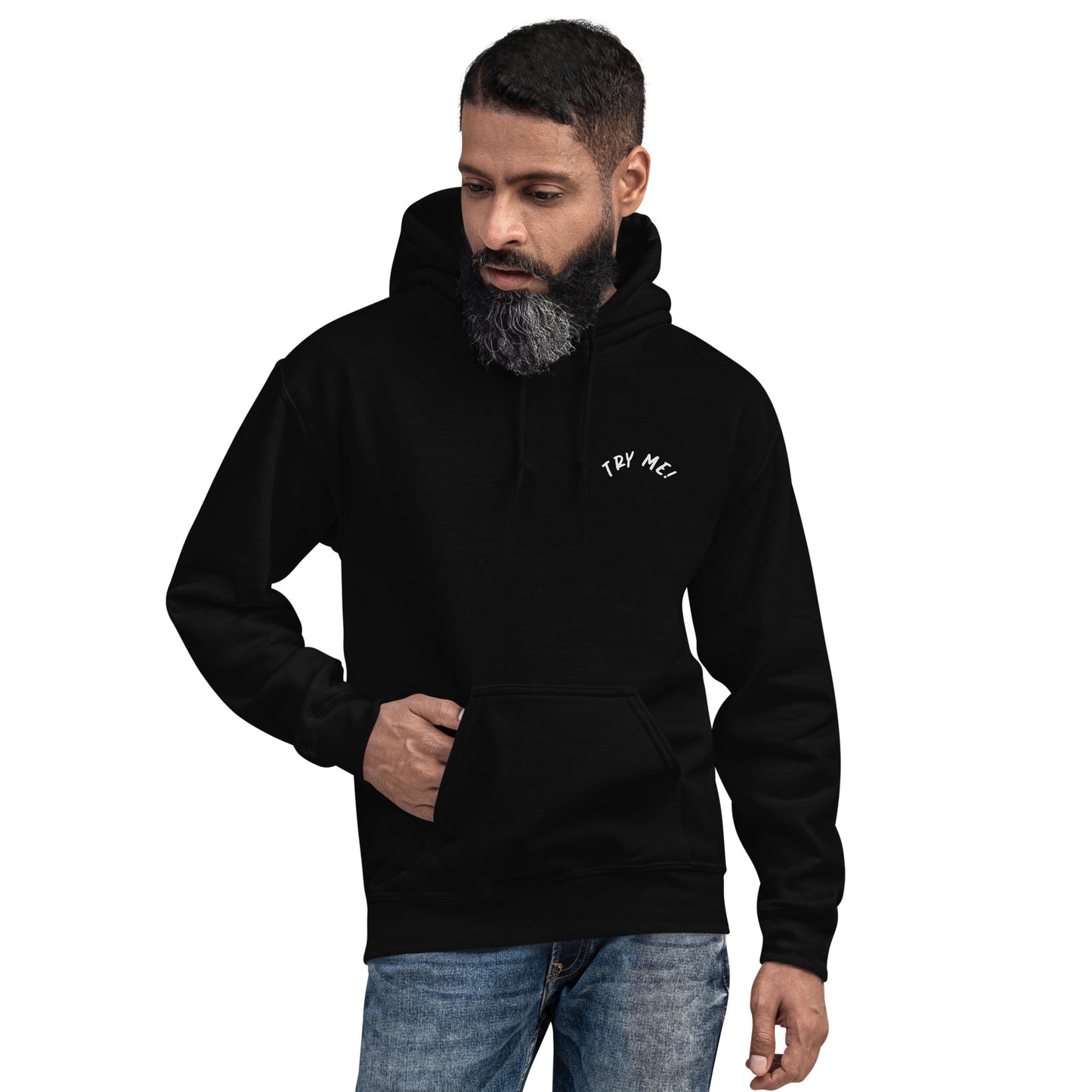 Men's Hoodie-Try me!