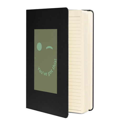 Hardcover bound notebook